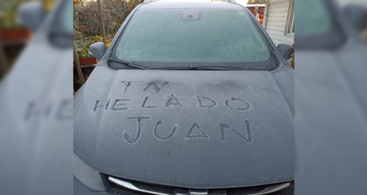 Bajas temperaturas se registran en Chile