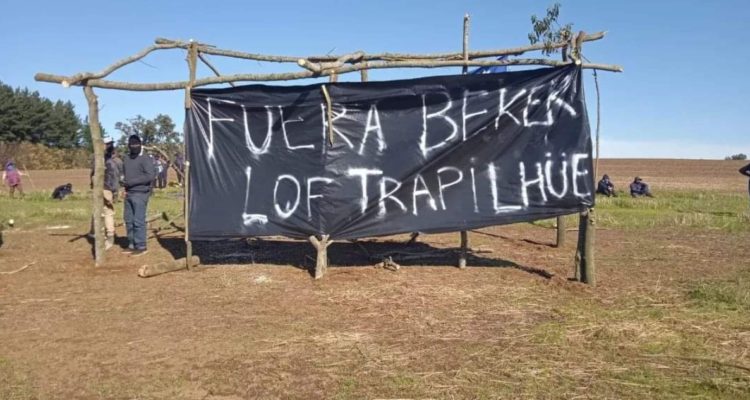 Becker toma de predio comunidad