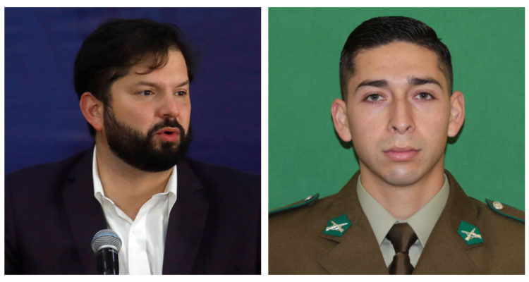 Boric y carabinero asesinado en Chillán