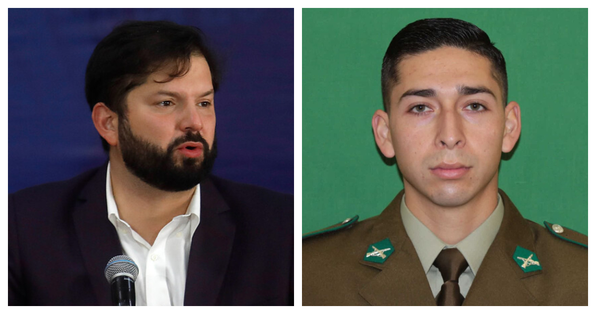 Boric y carabinero asesinado en Chillán