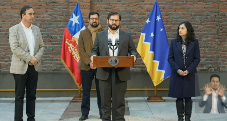 Boric medidas Macrozona Sur