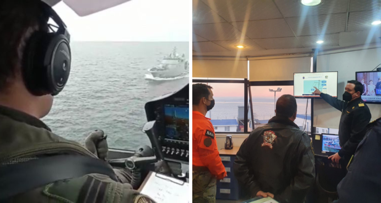 Búsqueda de pescadores de Lebu