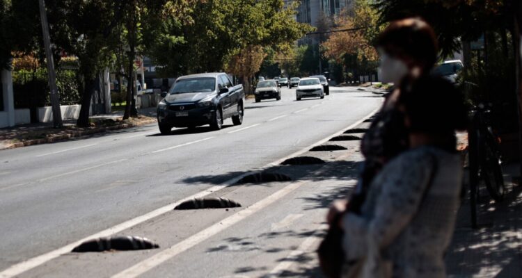 Caída de mujer en Providencia