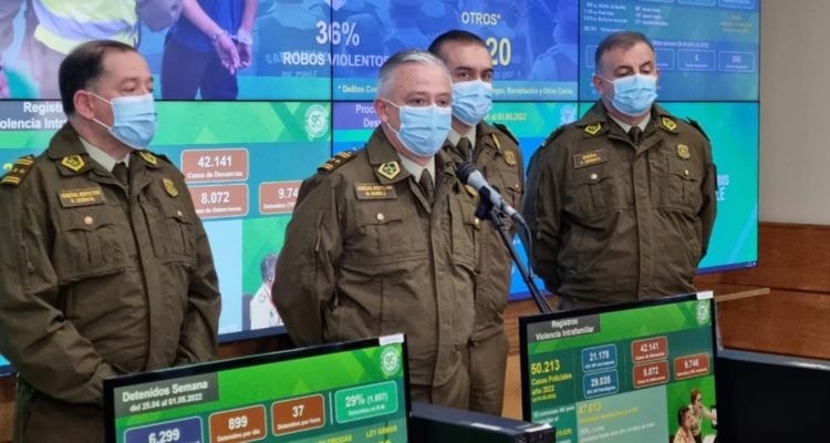 Carabineros evalúa actuar en incidentes de Meiggs y pide esperar resultado de investigación interna