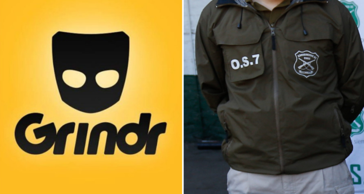 Carabineros Grindr marihuana