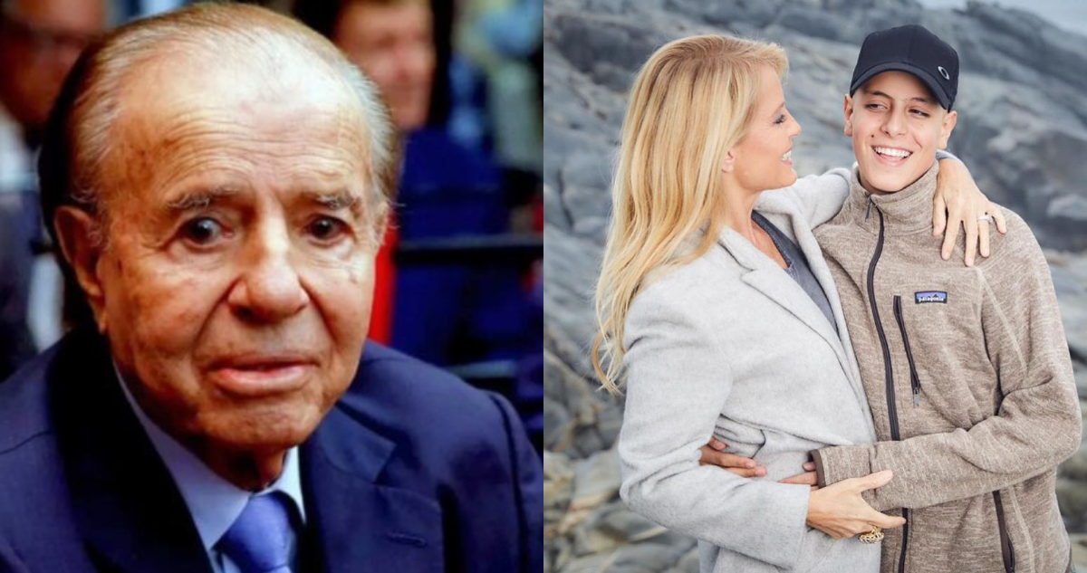 Cecilia Bolocco recuerda última visita de Menem