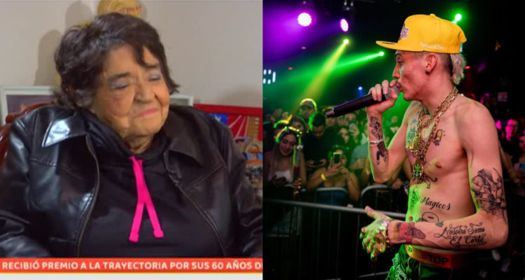 La cantante Cecilia observa el video de Marcianeke de Dímerlo Má.