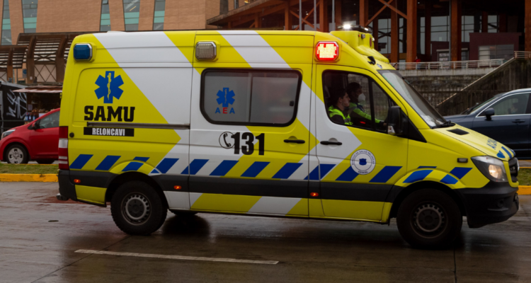 hombre ebrio chofer SAMU