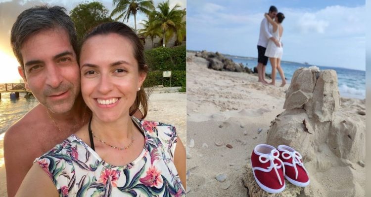 Claudia Aguilera. la esposa del fiscal asesinado, Marcelo Pecci, está embarazada