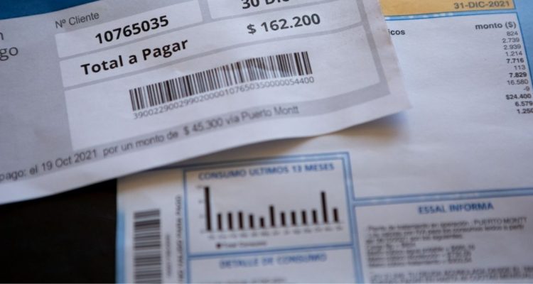 qué son los cobros de las boletas de luz, agua y gas