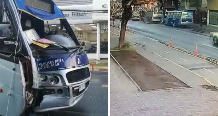 Colisión múltiple en Concepción