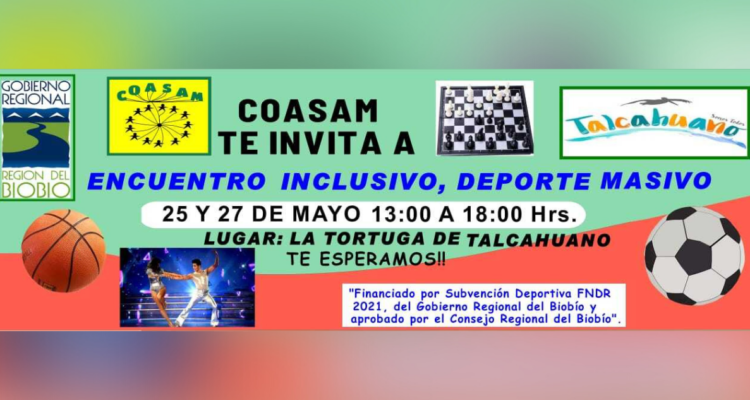 Agrupaciones de Salud Mental organizan jornada deportiva inclusiva en la Tortuga de Talcahuano