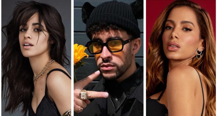 camila cabello, bad bunny, anitta