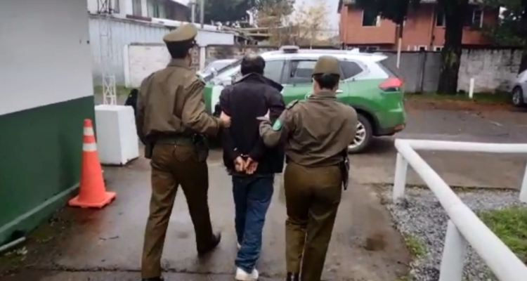 hombre robo tienda Mulchén