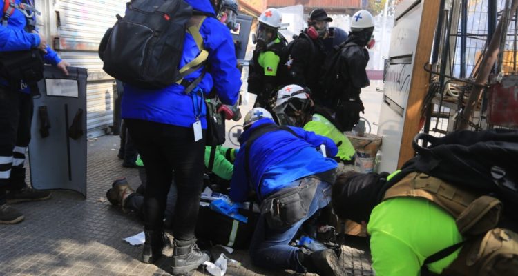 Dos detenidos acusados de disparar en marcha paralela del Día del Trabajador en la capital