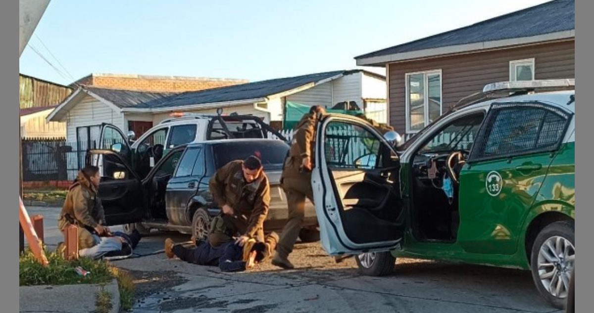 Intento atropello carabinero en Punta Arenas