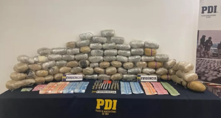 Decomisan más de 82 kilos de droga en plena operación para trasladarla en Calama