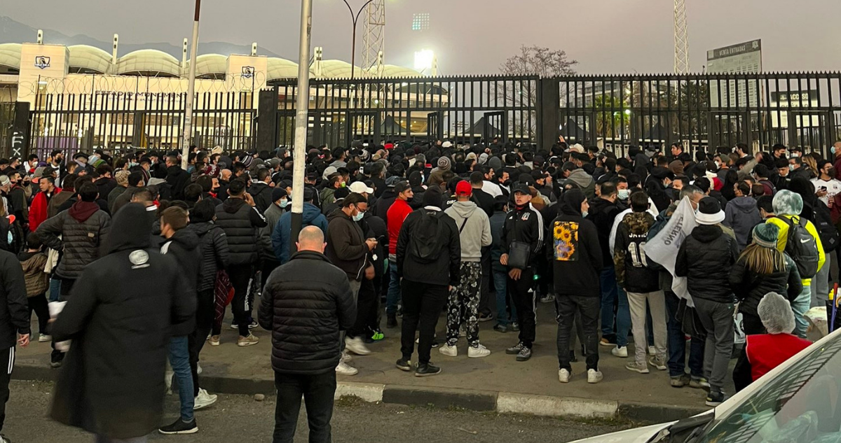 Estadio Monumental otra vez fue escenario de problemas.