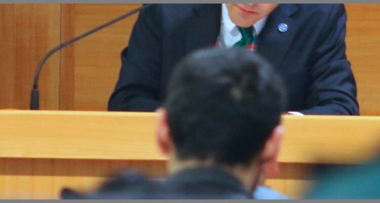 Foto contexto estudiante intoxicado y detenido por tener droga