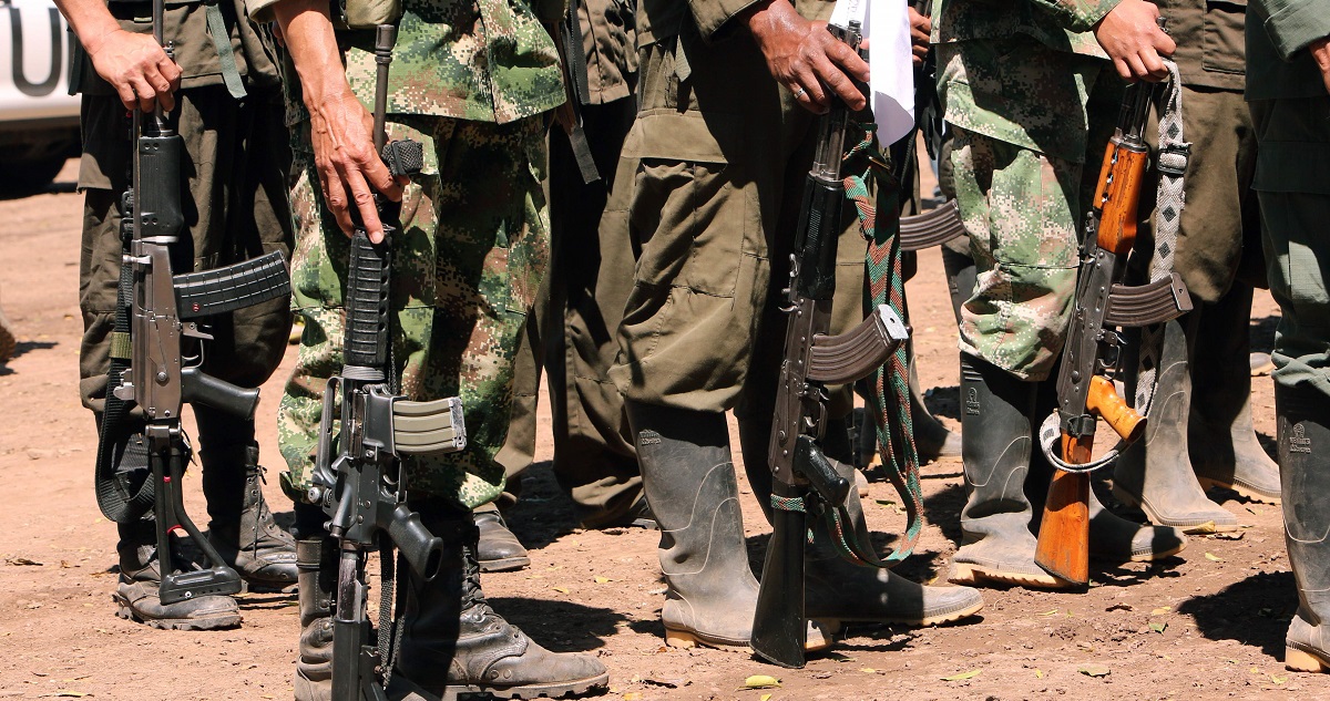 Guerrilleros de las FARC.