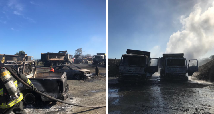 Gremios forestales afirman que viven “ola de atentados” y se declaran en estado de movilización