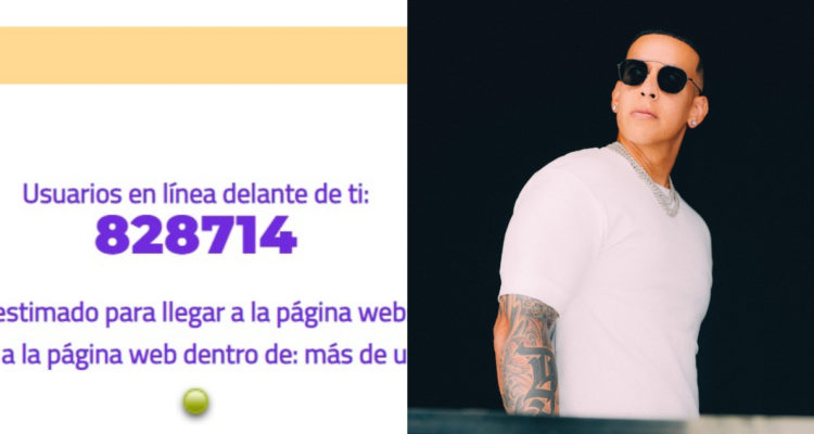 Daddy Yankee y el número de fila que supera las 800 mil pantallas.