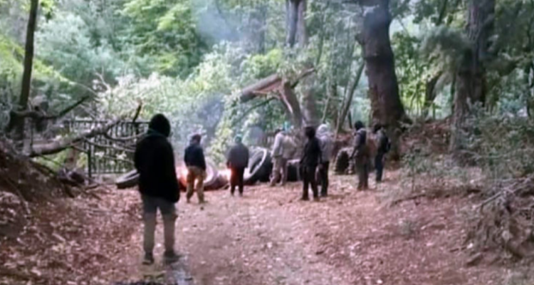 Fundo San Miguel tomado hace dos meses.