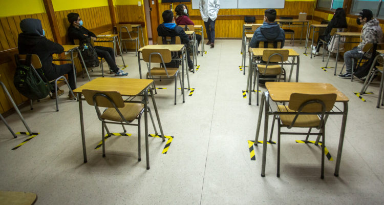 Foto contexto 80% de vacunación en colegios