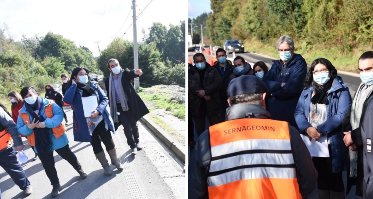 Tras remoción de masa en Los Lagos: Gobierno y autoridades se comprometen a agilizar soluciones