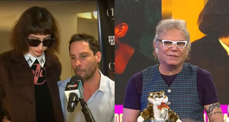 Gonzalo Valenzuela y Sofía Gala durante la entrevista.