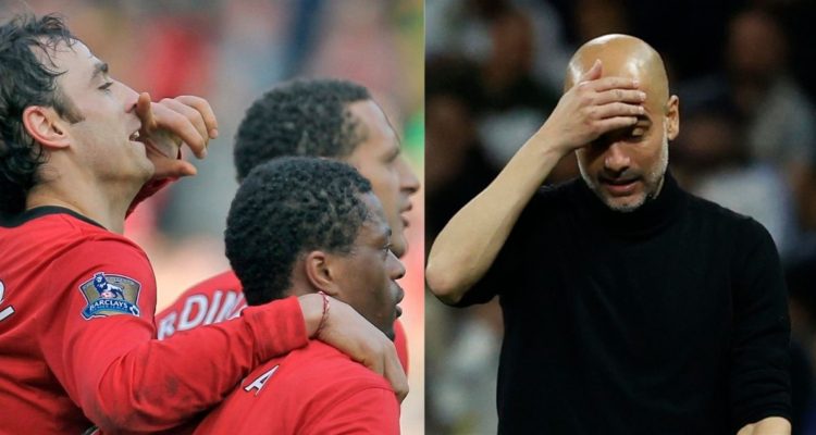 Guardiola respondió a Evra y Berbatov