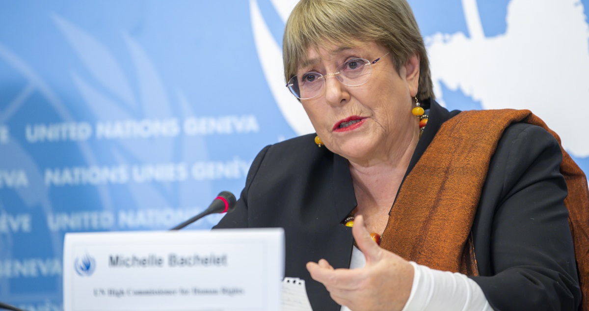 Imagen de archivo de la alta comisionada de la ONU para los Derechos Humanos, Michelle Bachelet.