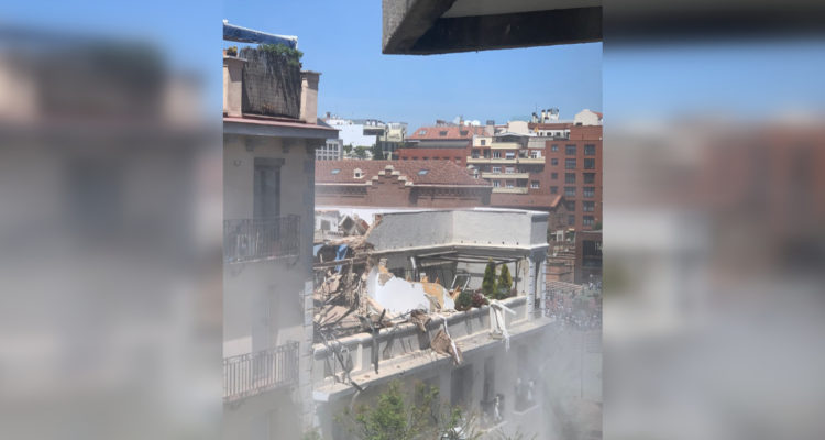 Al menos 18 heridos y dos personas desaparecidas deja explosión en edificio de Madrid