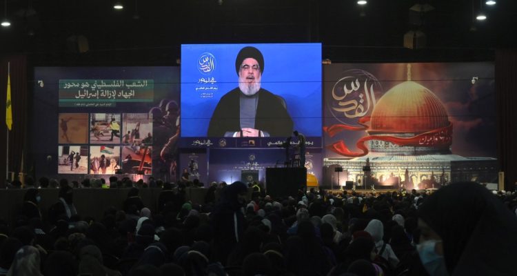 El líder del grupo chií Hizbulá, Hasan Nasralá, en una imagen de archivo.