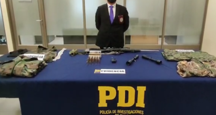 Fusil hallado a presunto autor del disparo que mató a funcionario PDI fue robado en Pitrufquén