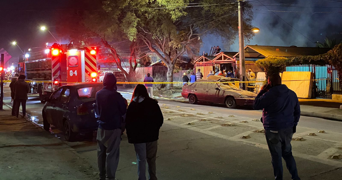 Incendio en Maipú.