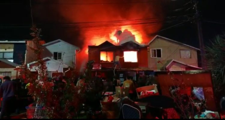 Incendio de viviendas
