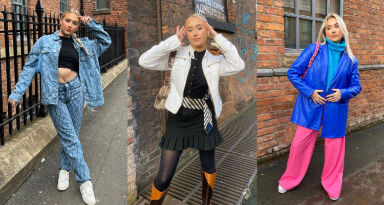 Influencer se viste con ropa lujosa de segunda mano