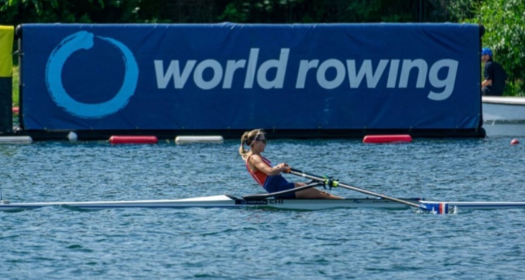 Isidora Niemeyer logró el quinto puesto en la Copa Mundial de Remo en Serbia.