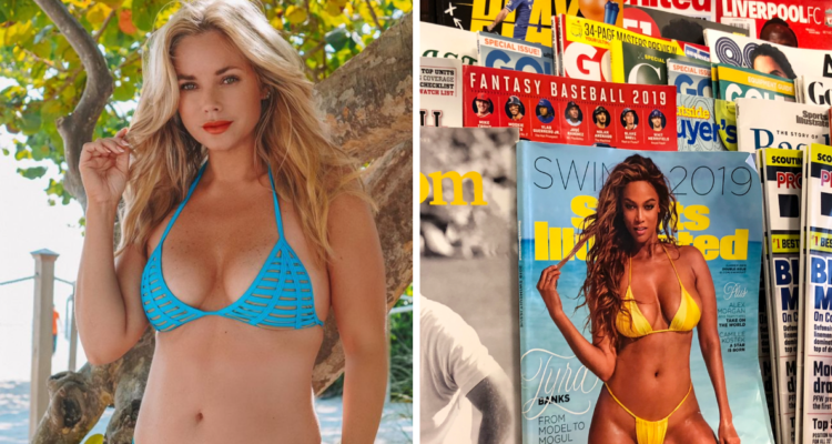 Kelly Hughes hizo historia con su cesárea en Sports Illustrated