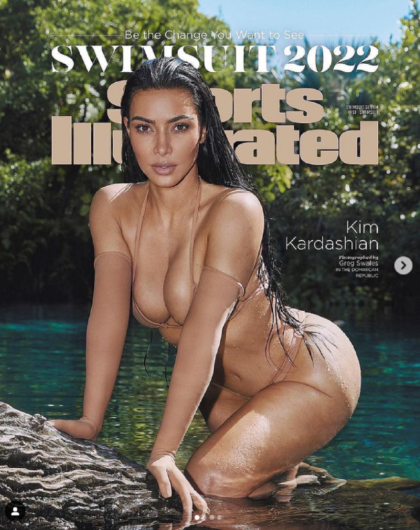 Kim Kardashian para la portada de Sports Illustrated