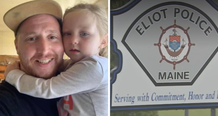 Kyle Semrau y su hija Macie