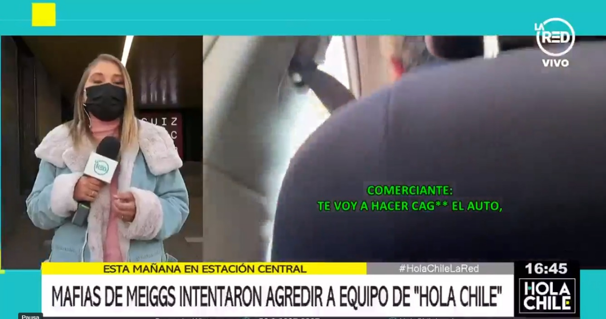 La Red denuncia que equipo de 'Hola Chile' fue intimidado y amenazado en  Barrio Meiggs | TV y Espectáculo | BioBioChile