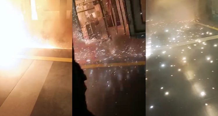 Línea 1 del Metro con servicio parcial tras estallido en Las Rejas: pasajeros grabaron el hecho