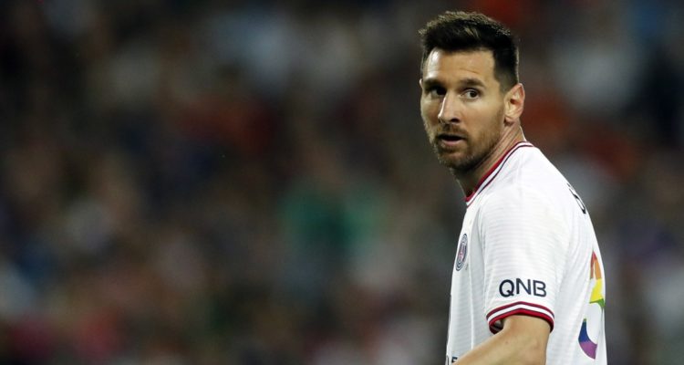Lionel Messi en el PSG.