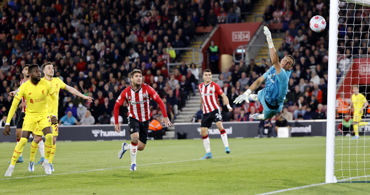 Liverpool venció a Southampton por Premier League.