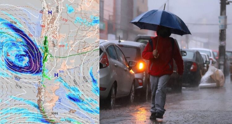 El tiempo pronostica lluvias para varias regiones de Chile