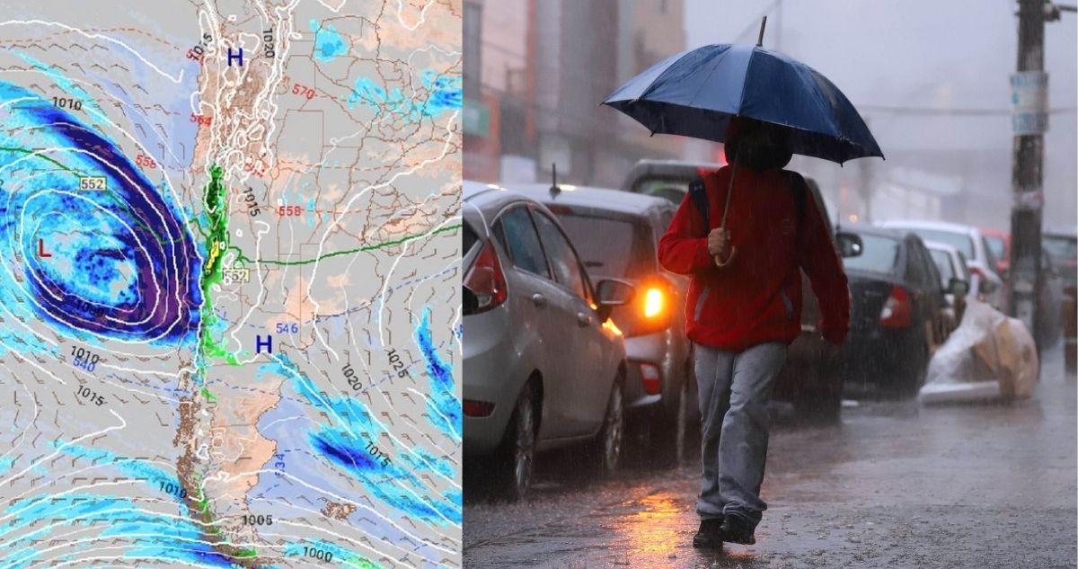 El tiempo pronostica lluvias para varias regiones de Chile