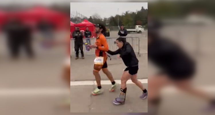 Macarena Larraín en la Maratón de Santiago