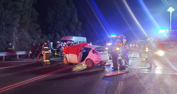 Dos muertos y un bebé en riesgo vital